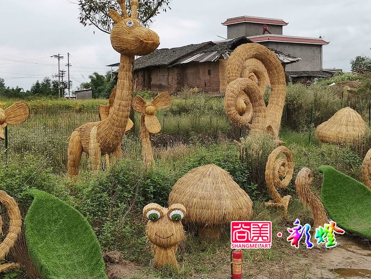 稻草草雕藝術的特點、工藝和適用場景